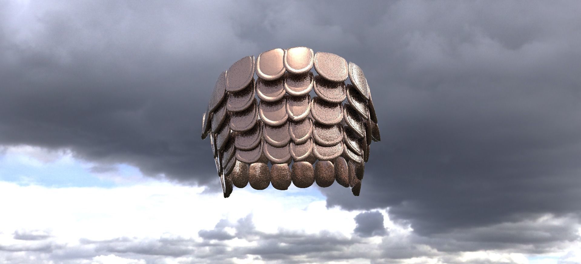 Scale armor 1 3D model_1