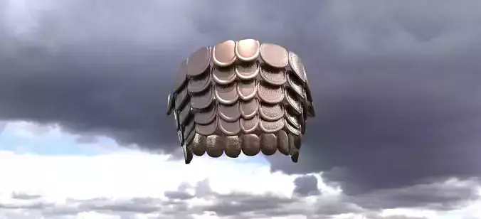 Scale armor 1 3D model
