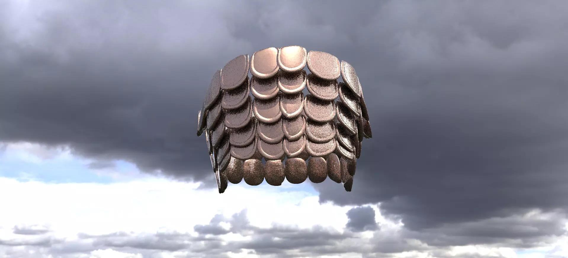 Scale armor 1 3D model_0