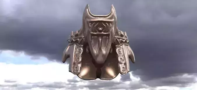 Anubis Statue Armour 1  3D model