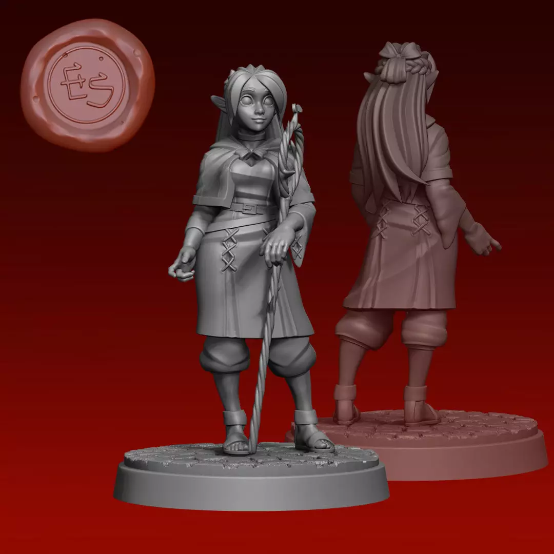 Marcille Donato - Delicious in Dungeon - 32mm Miniature 3D print model_0