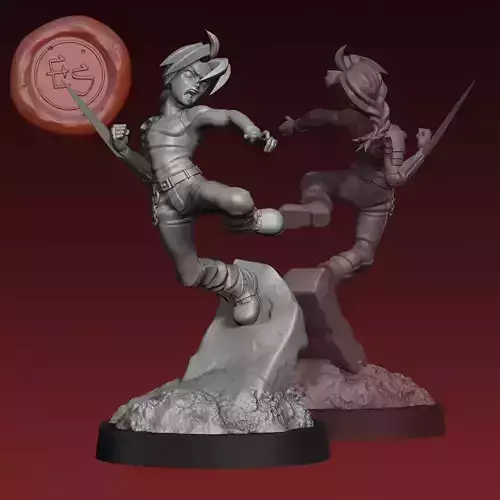 Edward Elric - Fullmetal Alchemist - 32mm Miniature