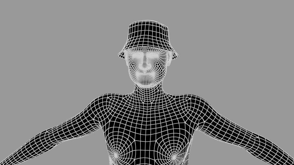 Vladimir Putin Character Low-poly 3D model_13