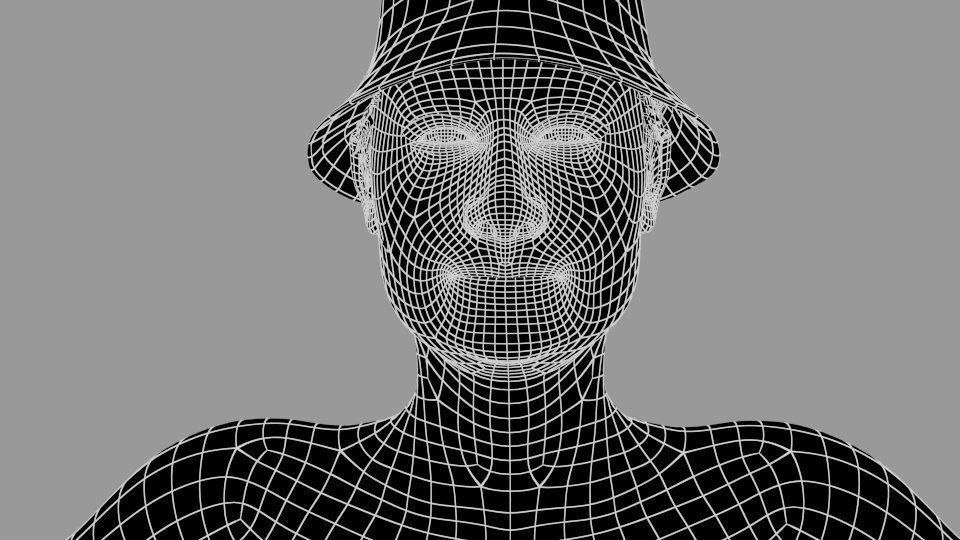 Vladimir Putin Character Low-poly 3D model_14