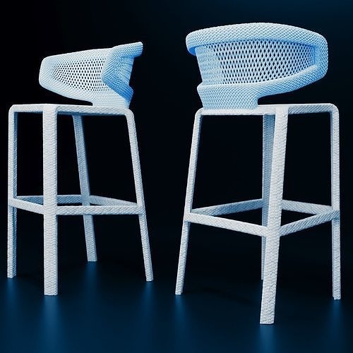 SEASHELL BARSTOOL 3D model