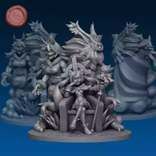 Majorita - Disgaea - 32mm Diorama