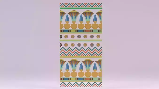 Egyptian Symbols - 049 Low-poly 3D model