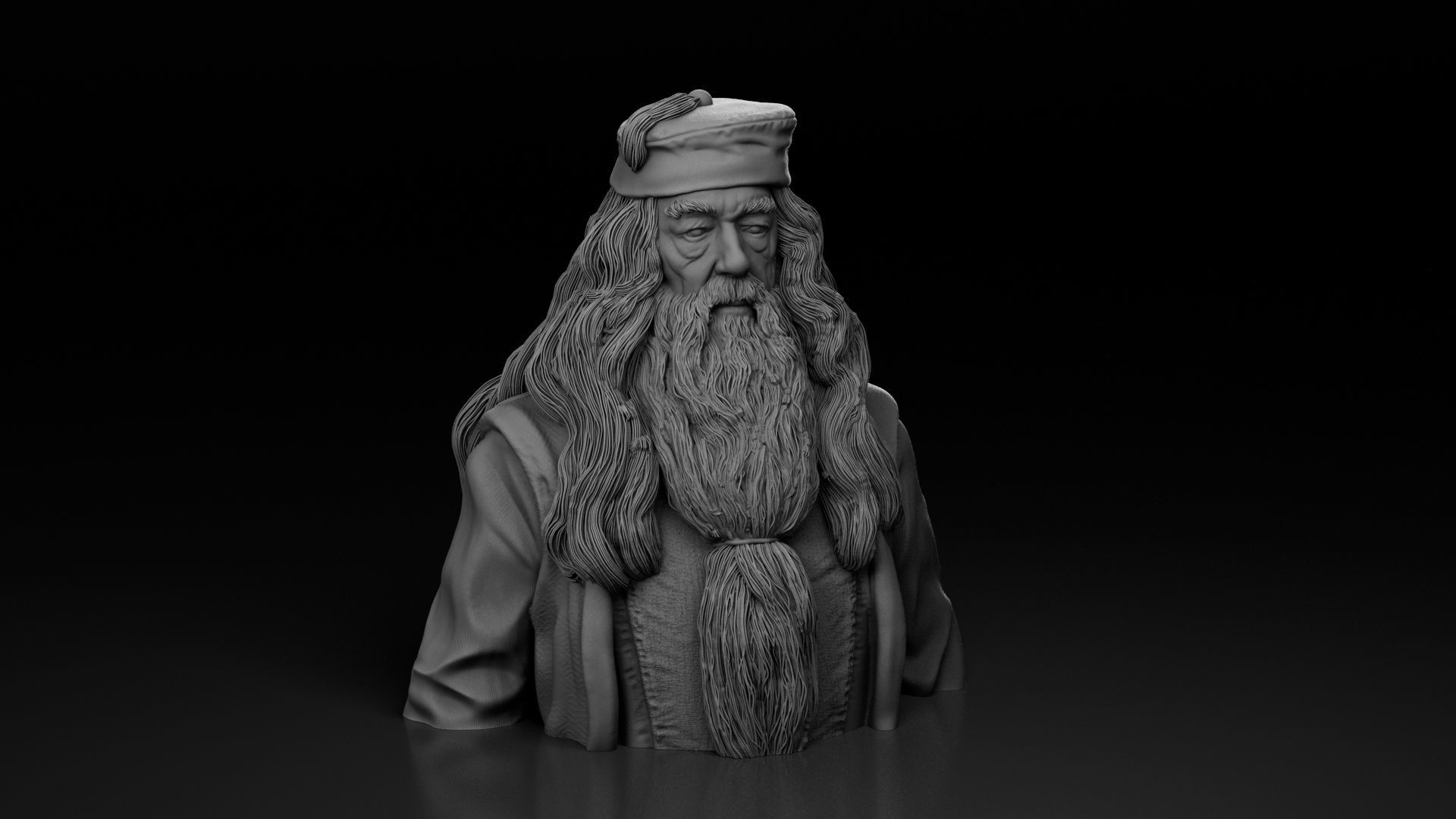 Michael Gambon - Albus Dumbledore - Harry Potter 3D print model_20