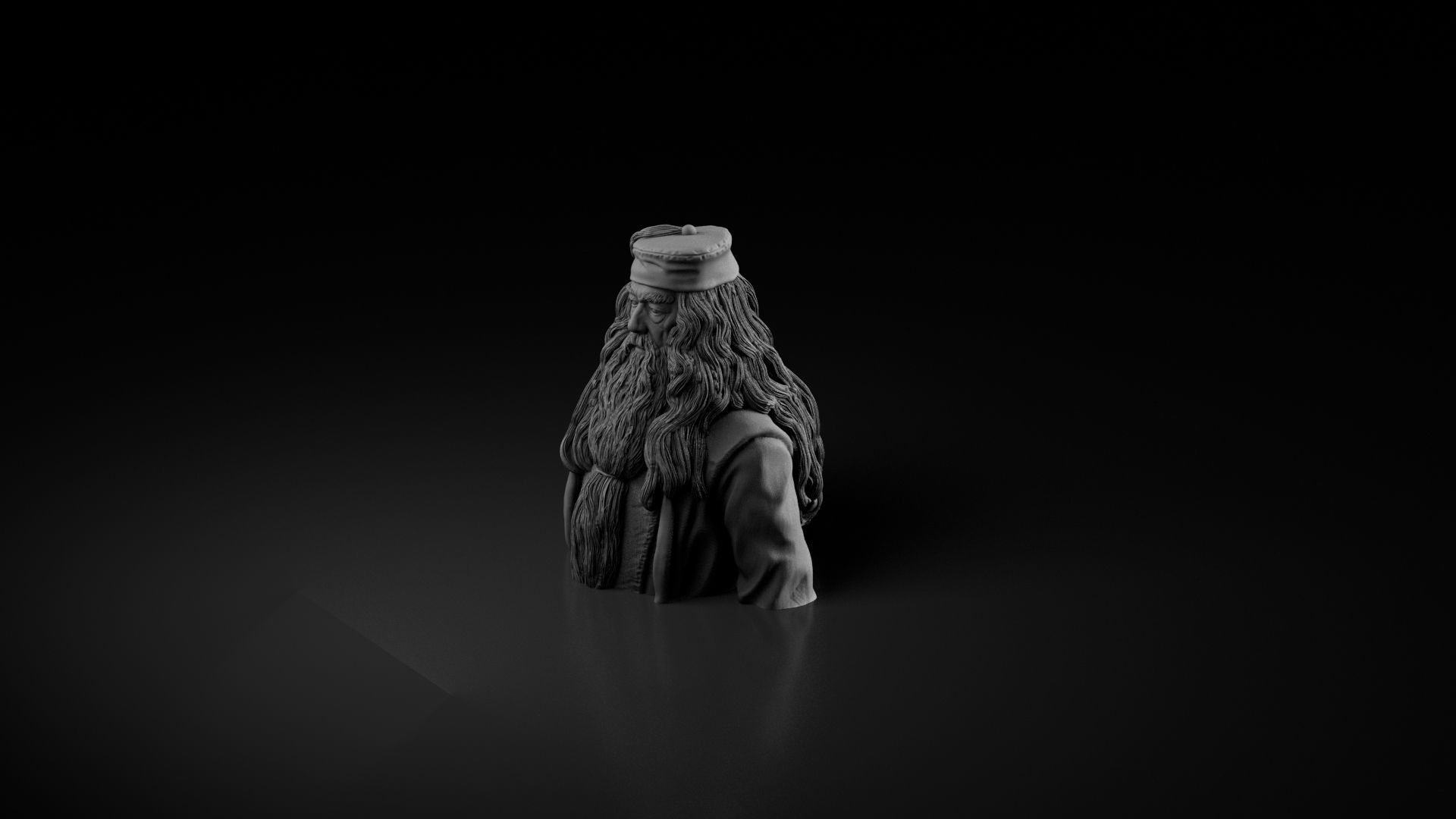 Michael Gambon - Albus Dumbledore - Harry Potter 3D print model_17