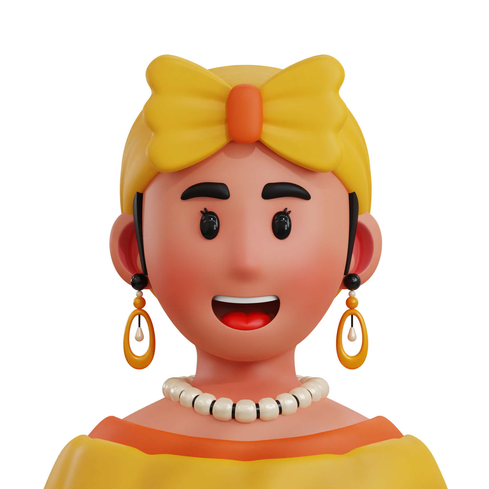 Avatar Cultural Icon Pack 3D Model Low-poly 3D model_26