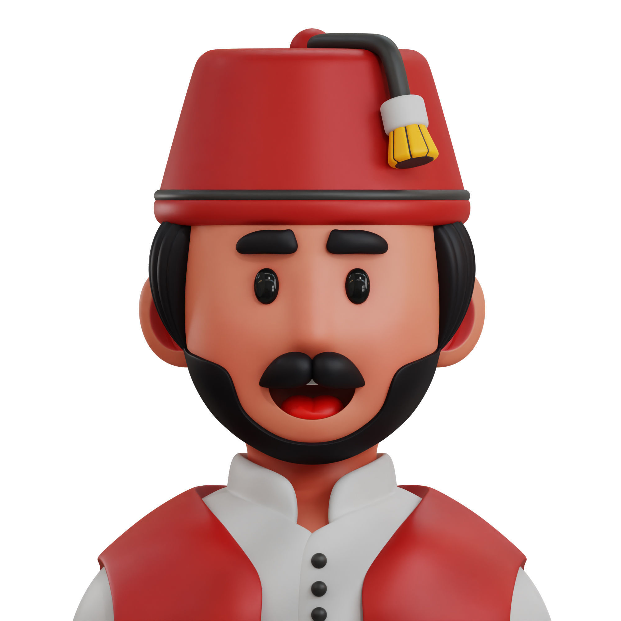 Avatar Cultural Icon Pack 3D Model Low-poly 3D model_22