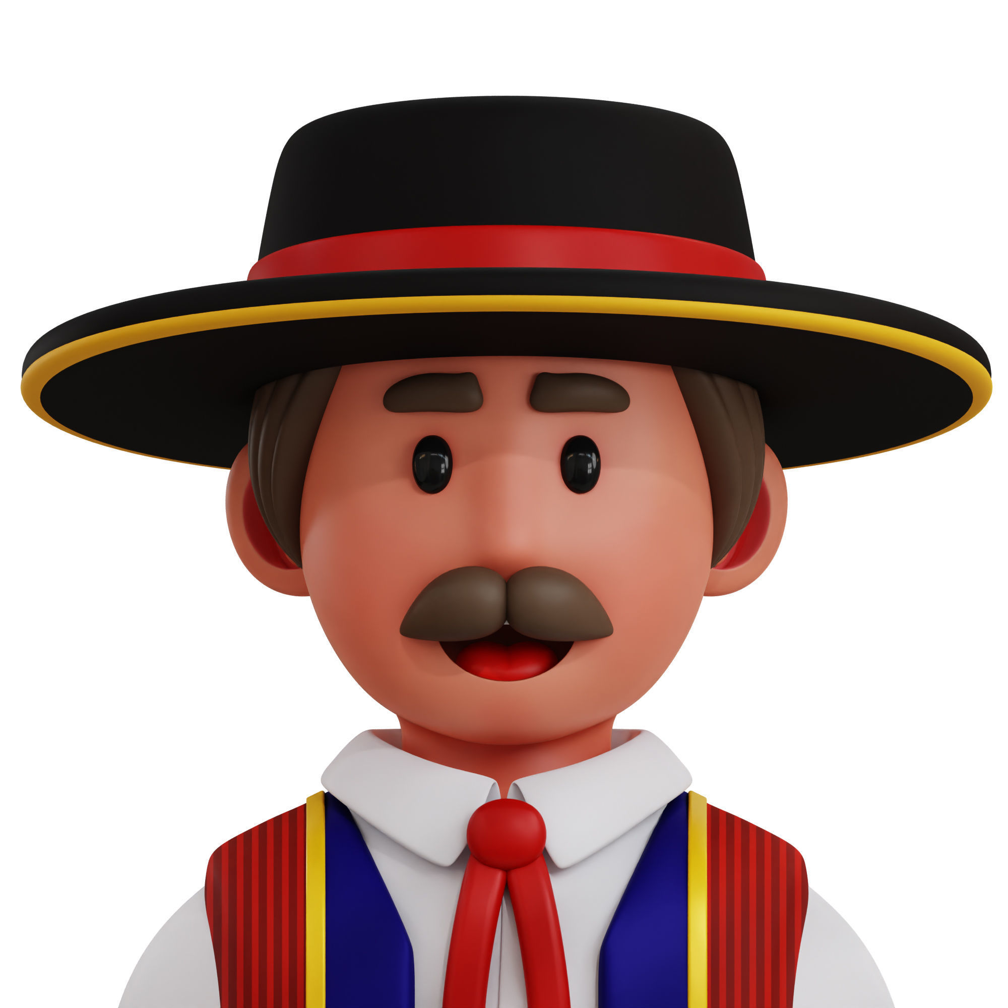 Avatar Cultural Icon Pack 3D Model Low-poly 3D model_36