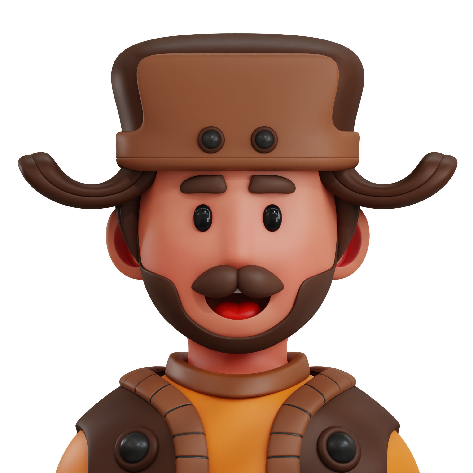 Avatar Cultural Icon Pack 3D Model Low-poly 3D model_34