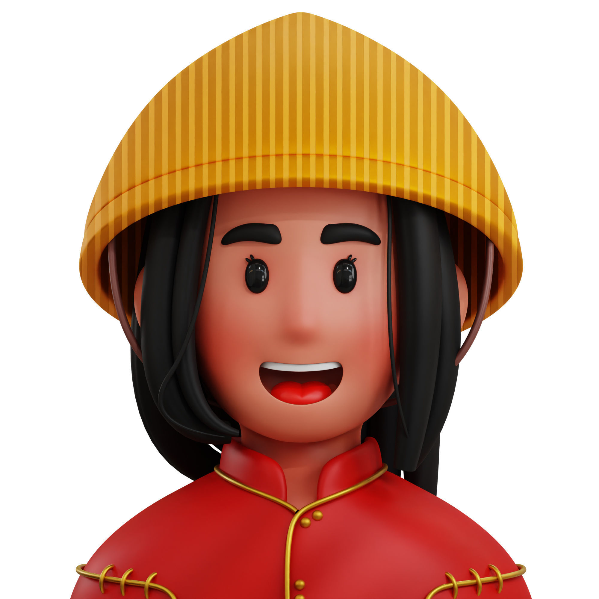 Avatar Cultural Icon Pack 3D Model Low-poly 3D model_4