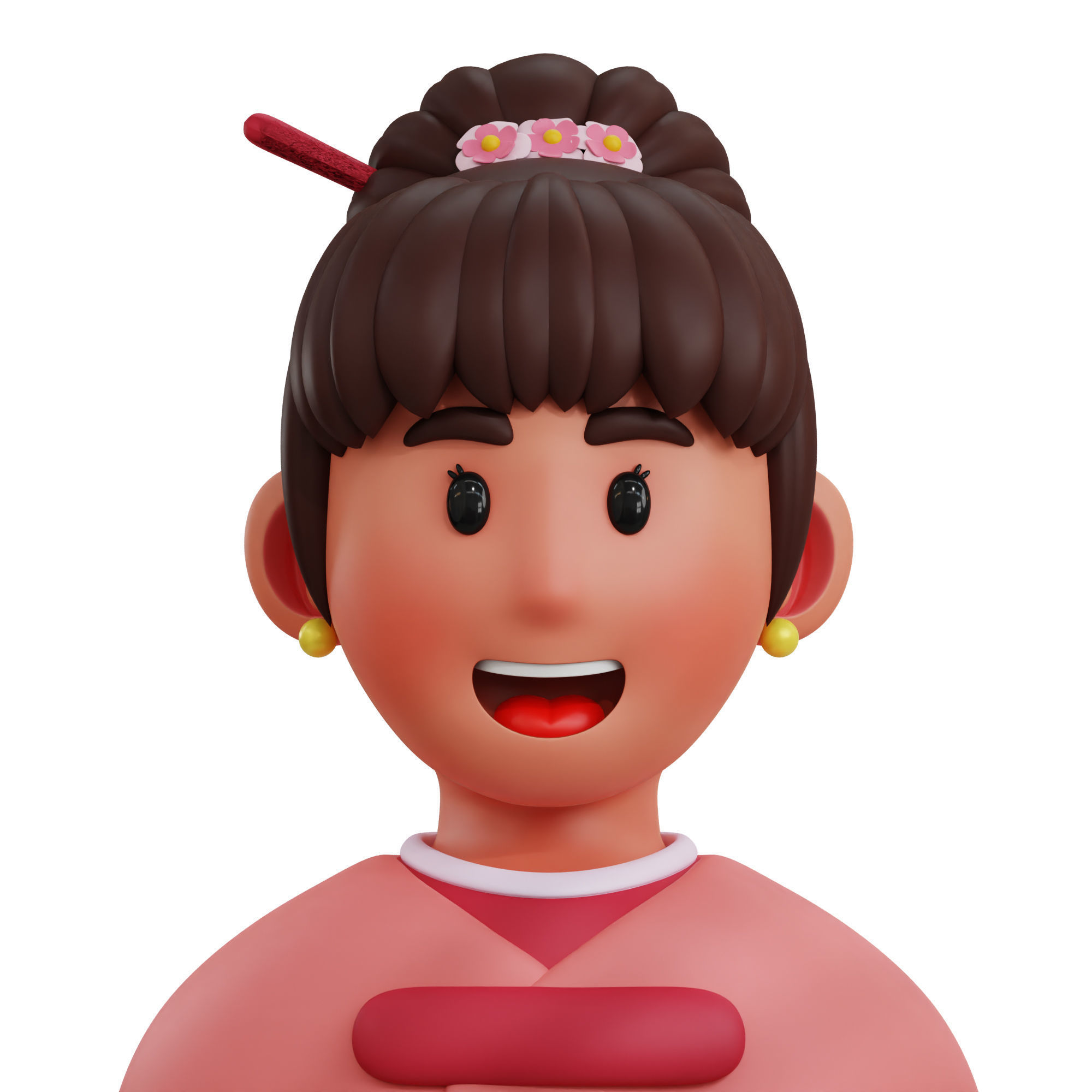 Avatar Cultural Icon Pack 3D Model Low-poly 3D model_28