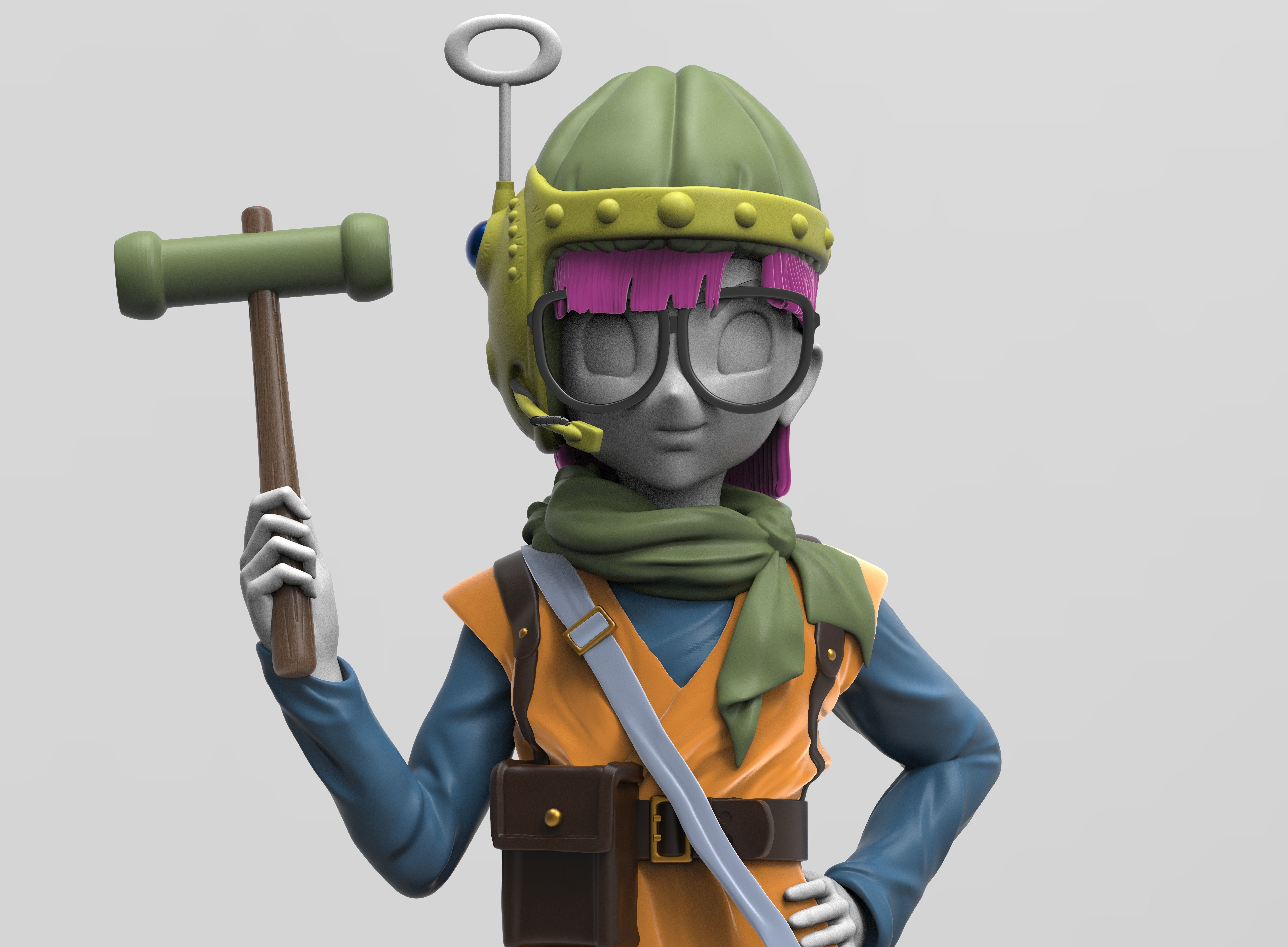 Lucca - Chrono Trigger 3D print model_1