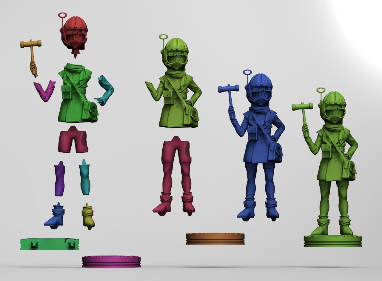 Lucca - Chrono Trigger 3D print model_4