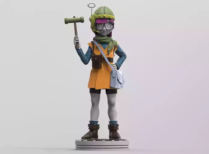 Lucca - Chrono Trigger 3D print model