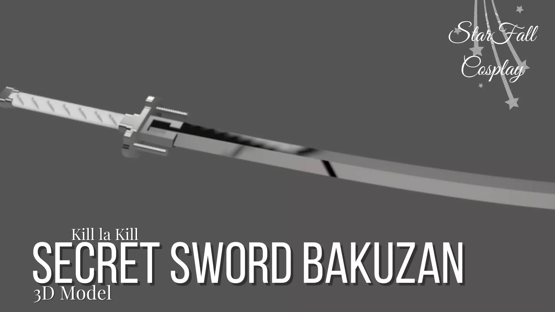 Secret Sword Bakuzan - Kill la Kill 3D print model_0