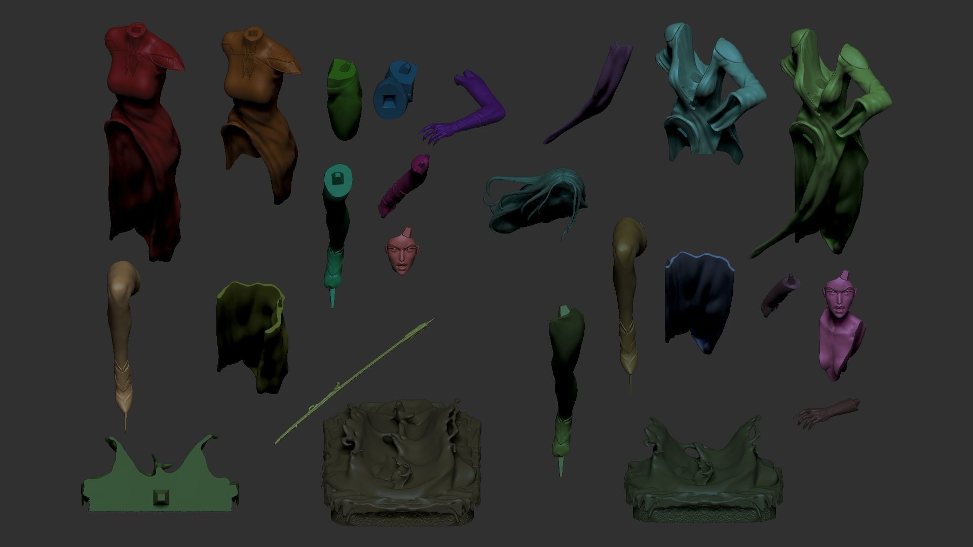 Carmilla 3D Print 3D print model_13