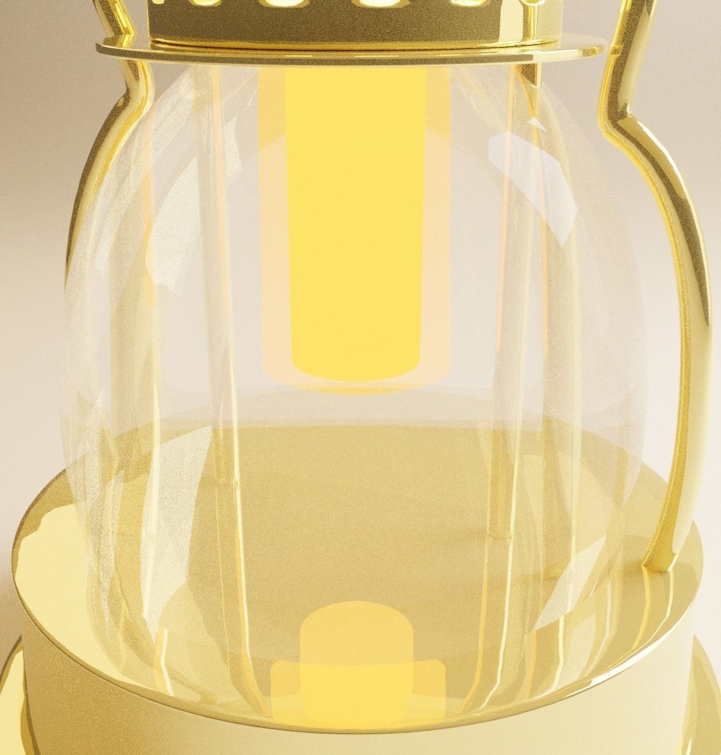 3D model Thai lamp Free 3D model_1