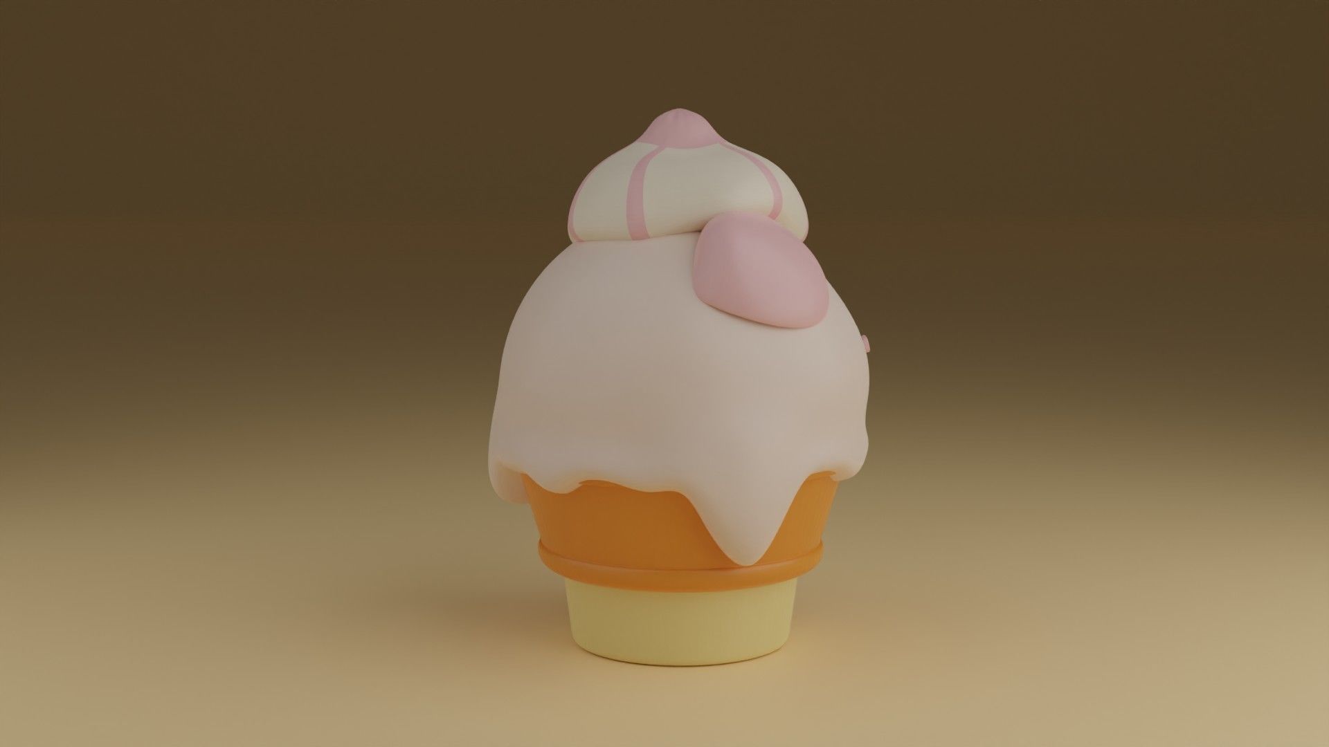 ice crem pig 3D print model_8