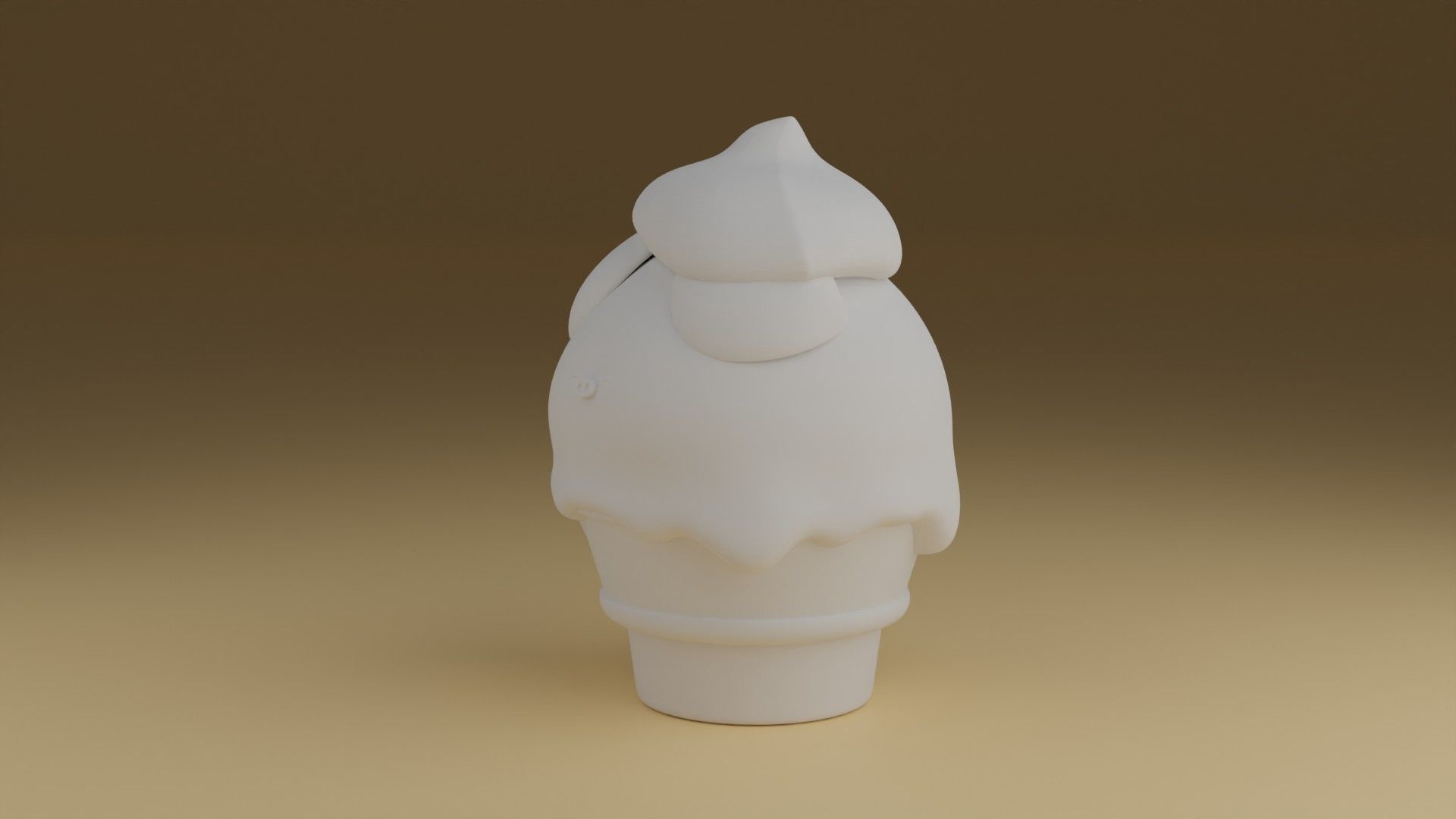 ice crem pig 3D print model_5