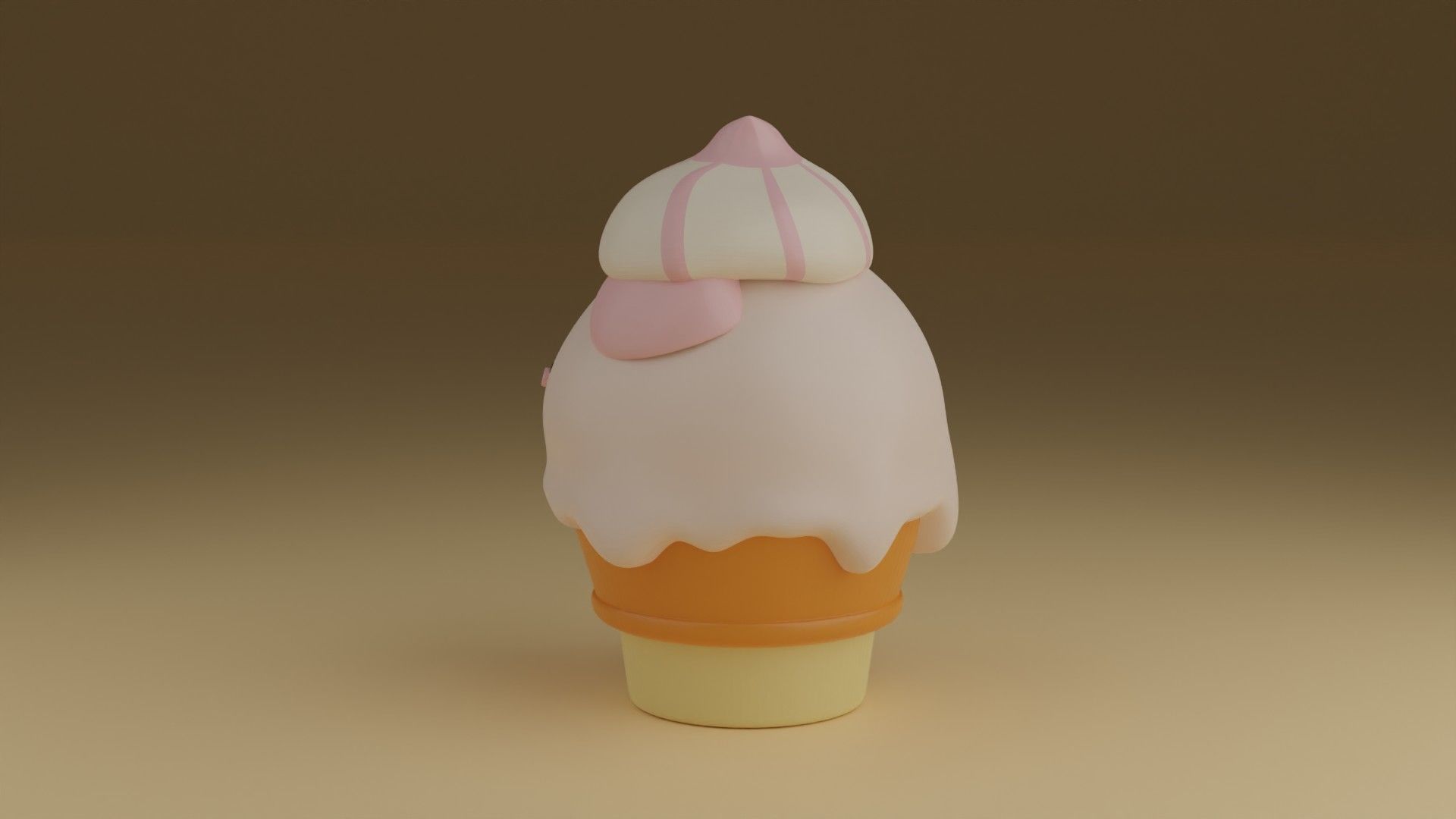 ice crem pig 3D print model_12