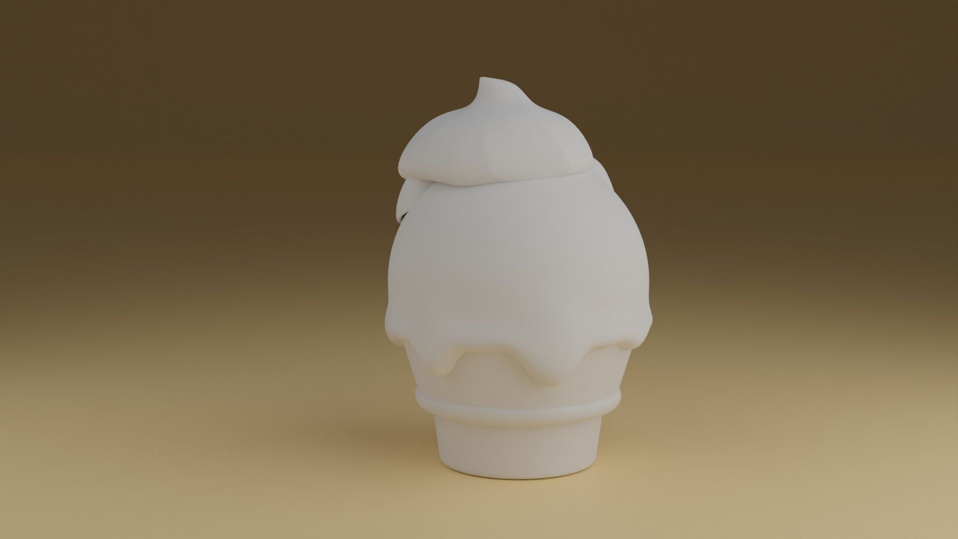 ice crem pig 3D print model_4