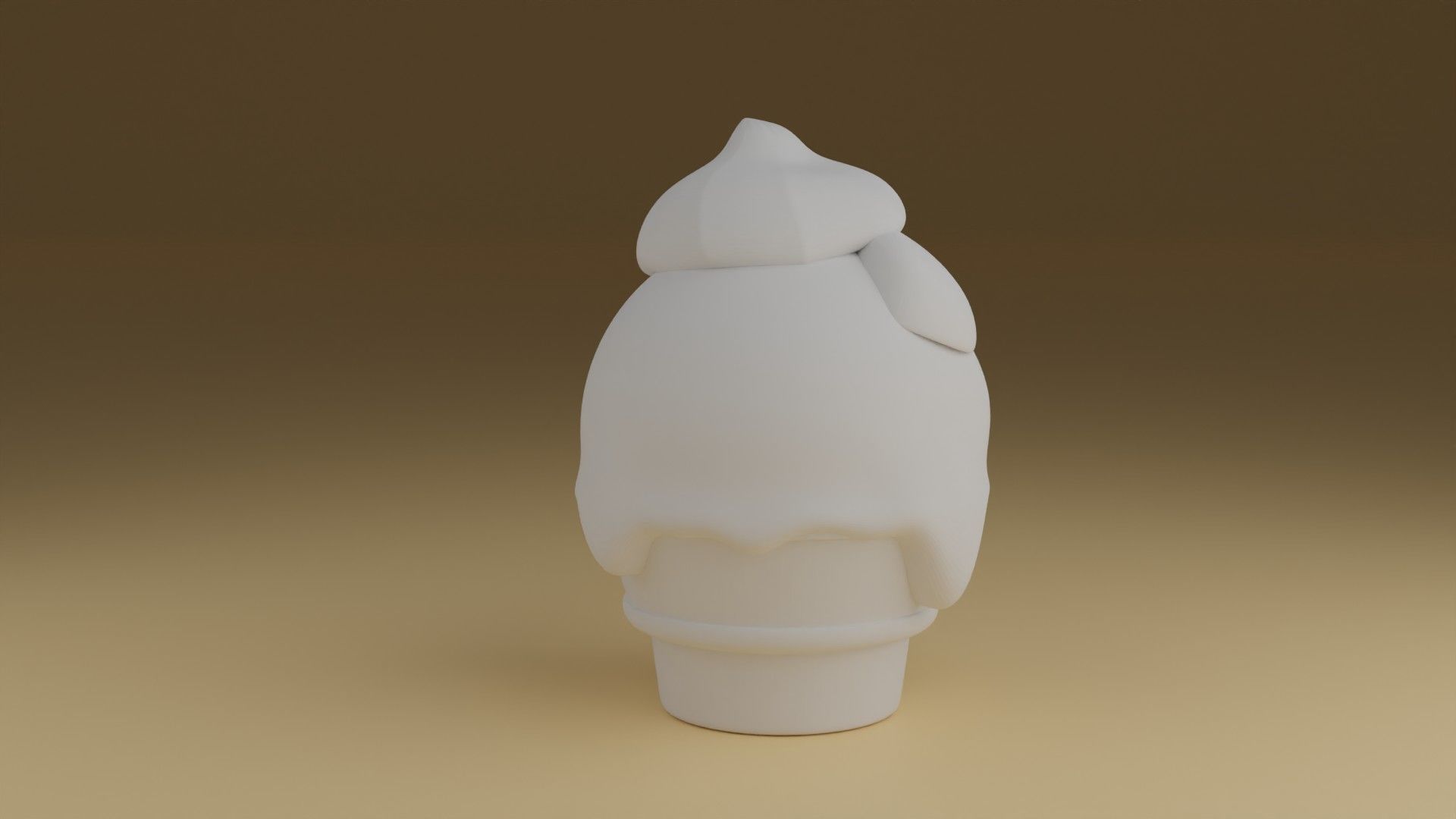 ice crem pig 3D print model_3