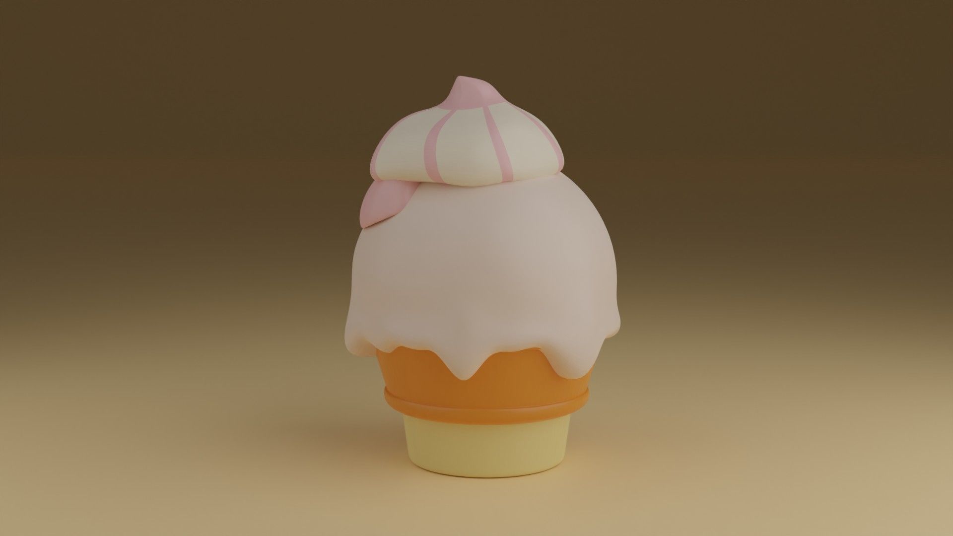 ice crem pig 3D print model_11