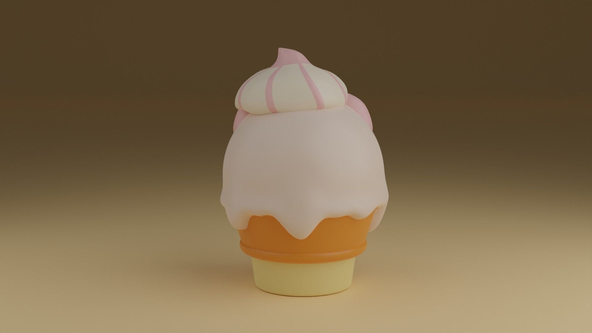 ice crem pig 3D print model_10