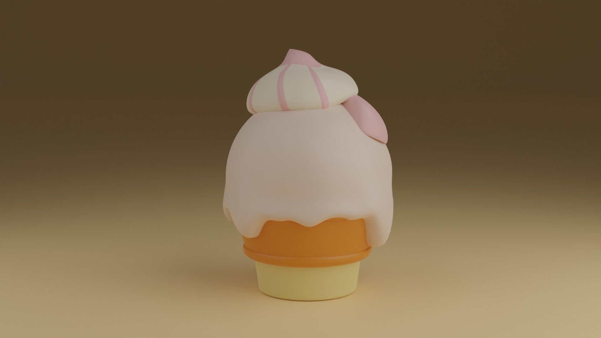 ice crem pig 3D print model_9