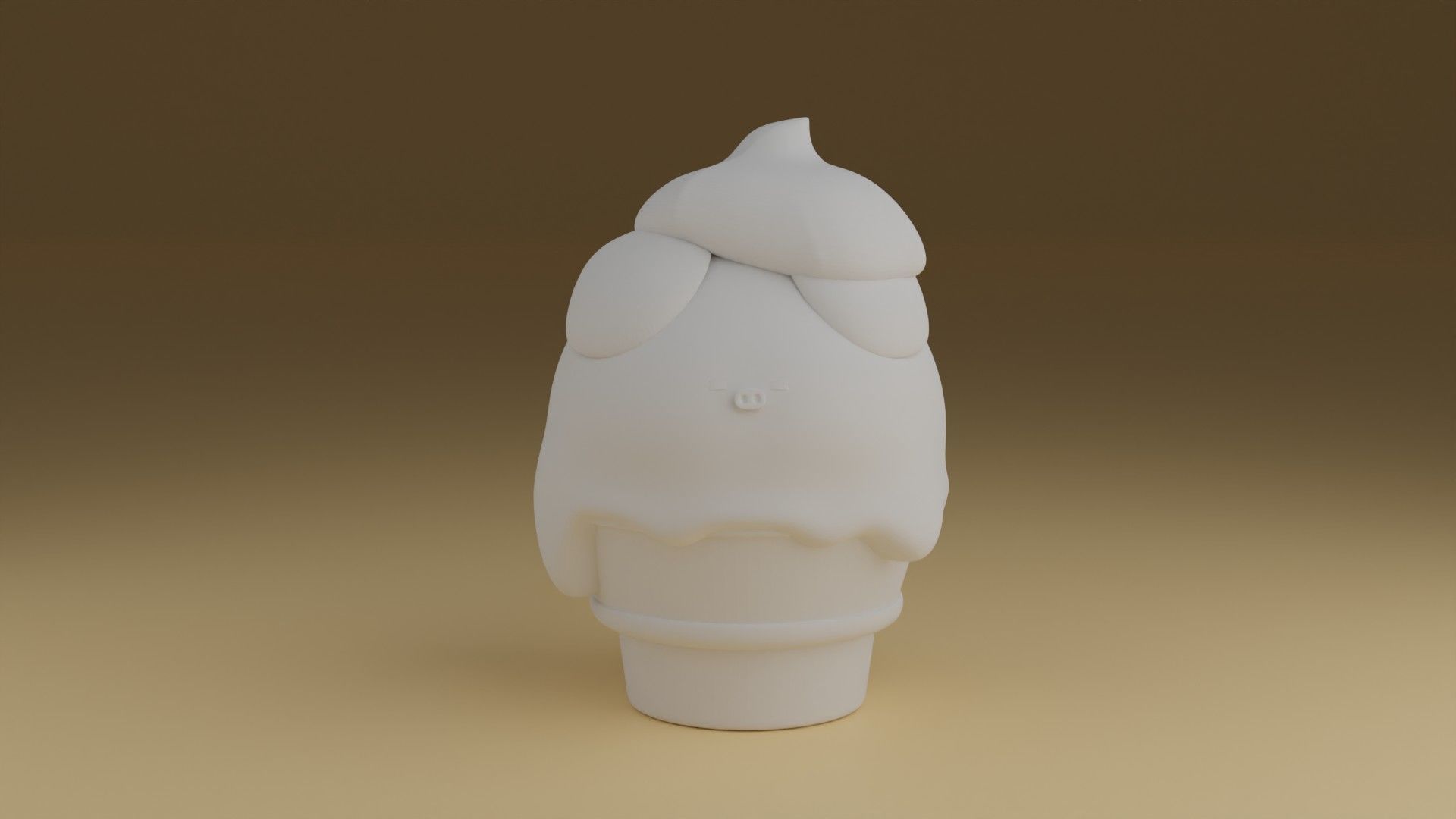 ice crem pig 3D print model_1