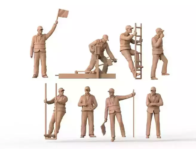 staff railroad 3D print model