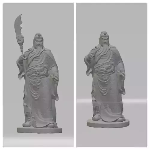 Guan Yu 3D print model