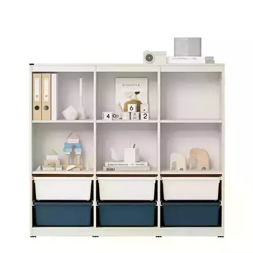 Samkids 2 Tier Storage Bookcase 1305 Modern