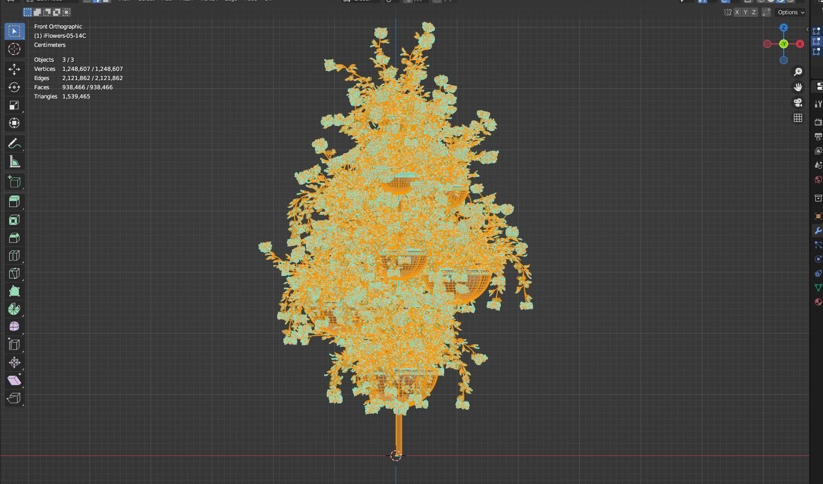 Palm Trees Pack 3d models  Low-poly 3D model_6