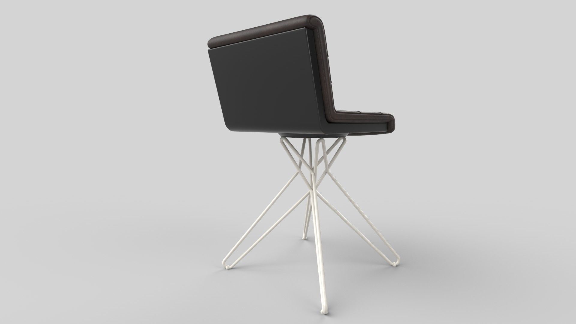 Chair Low-poly 3D model_4