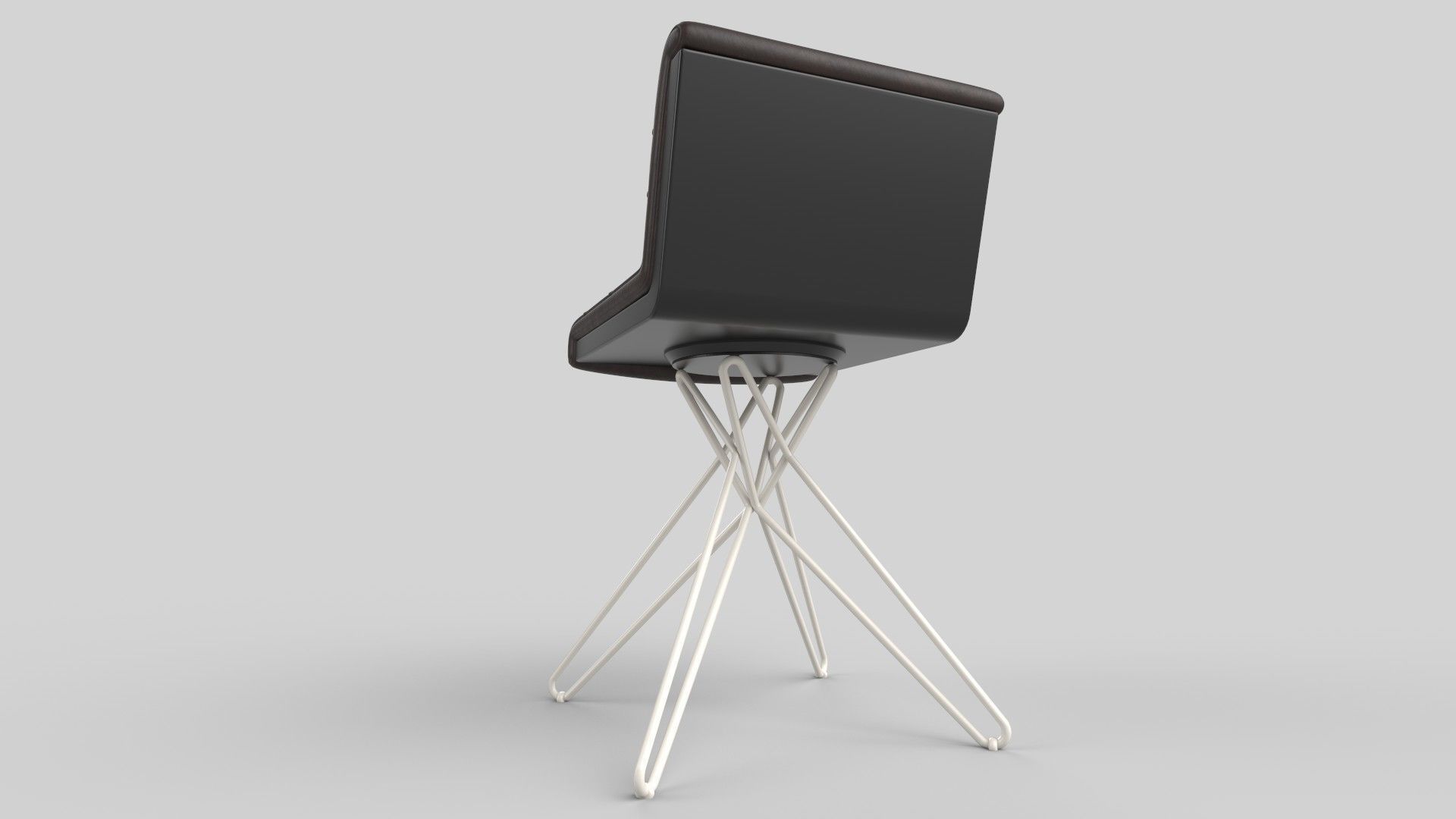 Chair Low-poly 3D model_5