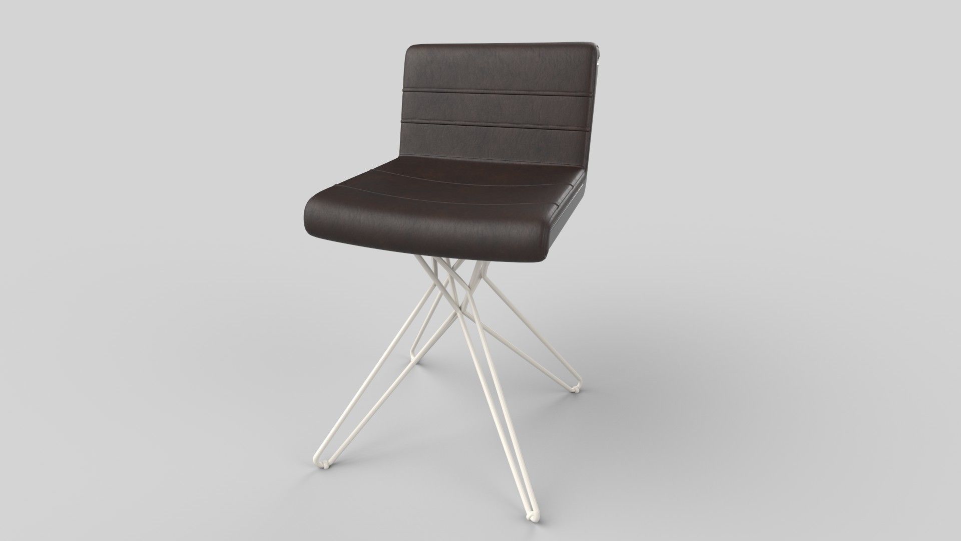 Chair Low-poly 3D model_1