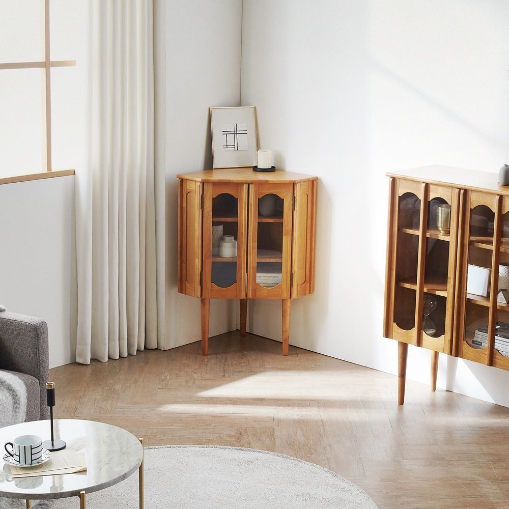 Atelier console glass cabinet 3D model_1