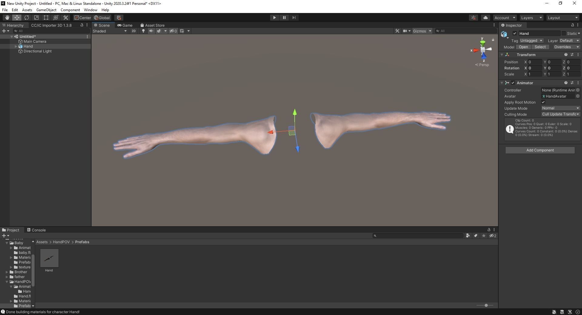 VR 4K Realistic Hands Multi-Skins Colors Rigged HQ Low-poly 3D model_17