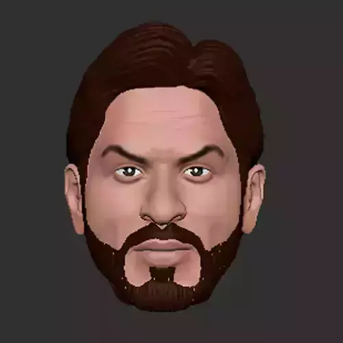Shahrukh Khan 3D model