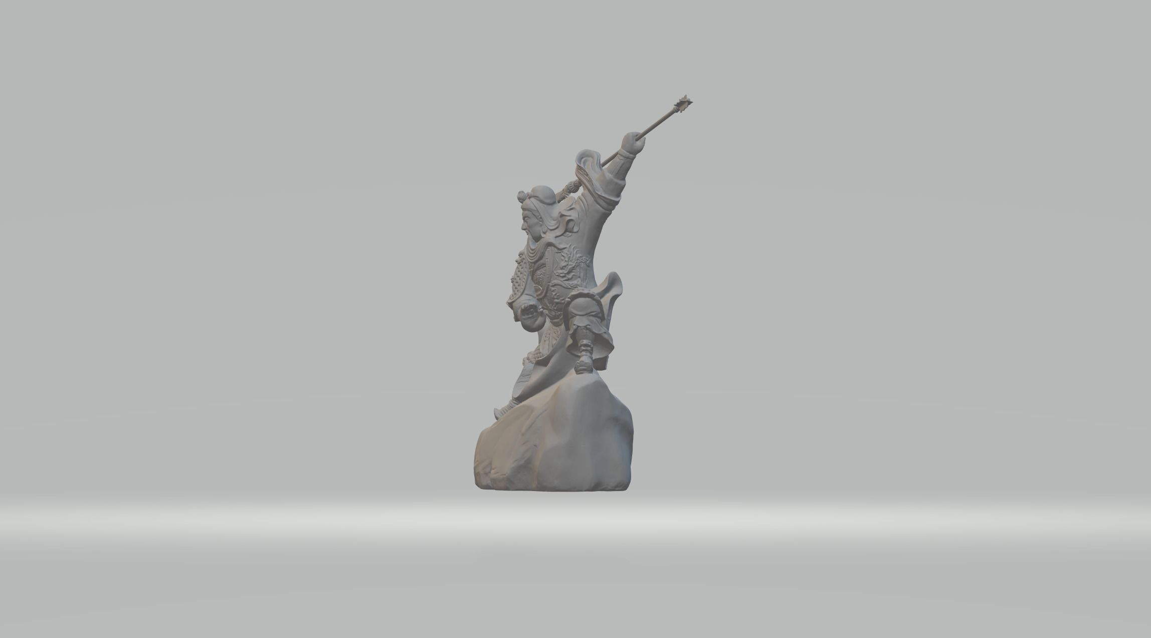 Guan Yu 3D print model_1