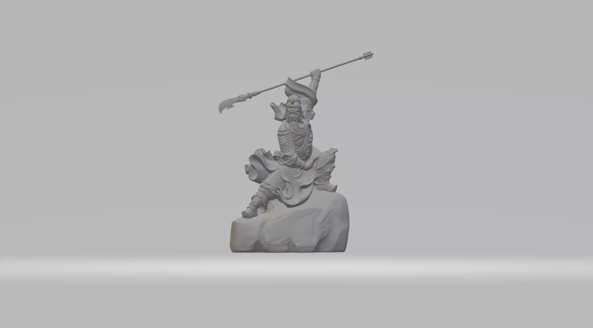 Guan Yu 3D print model_0