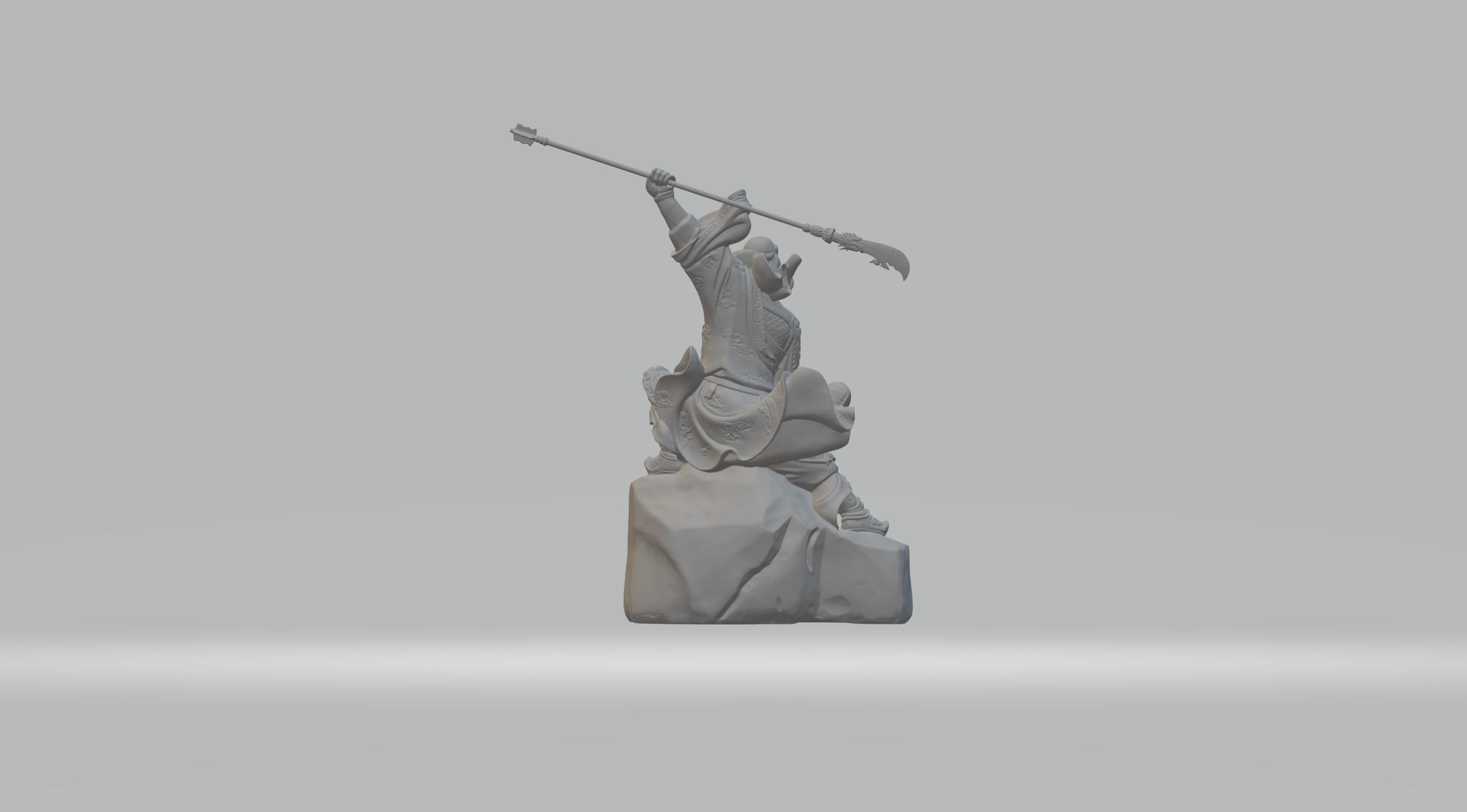 Guan Yu 3D print model_2
