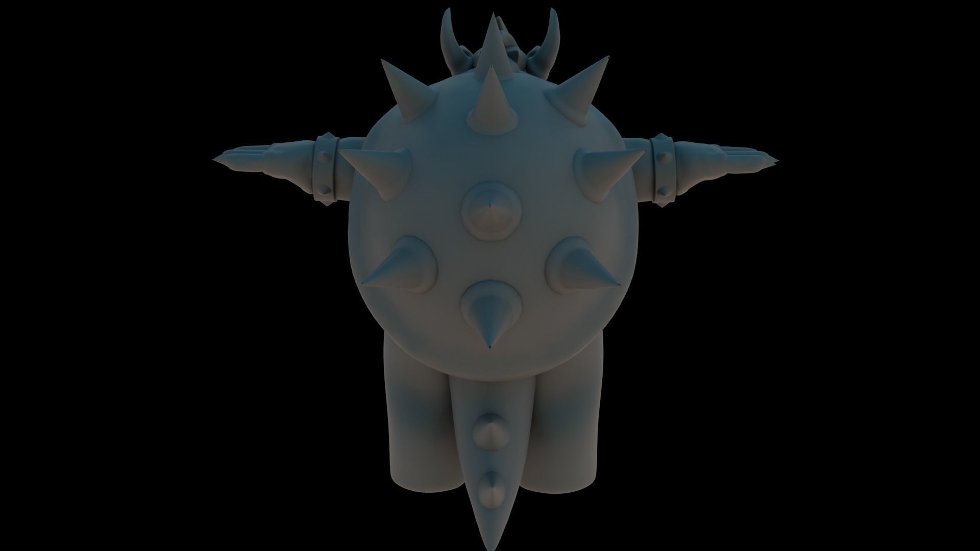 Bowser Low-poly 3D model_19