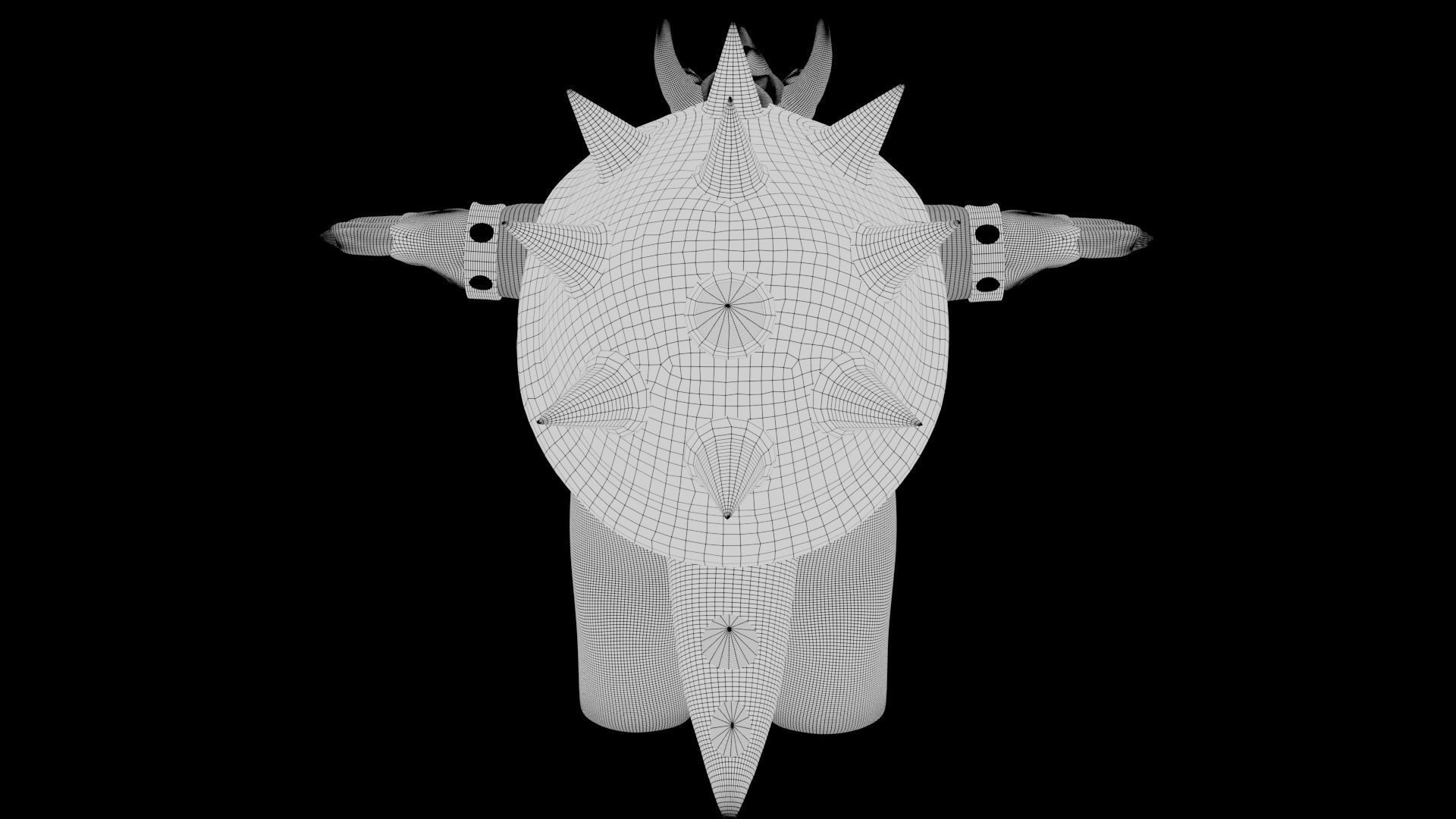 Bowser Low-poly 3D model_40