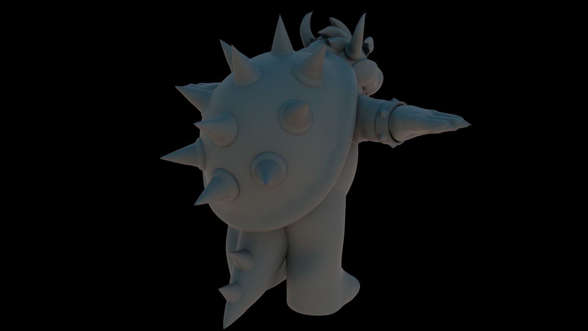 Bowser Low-poly 3D model_24
